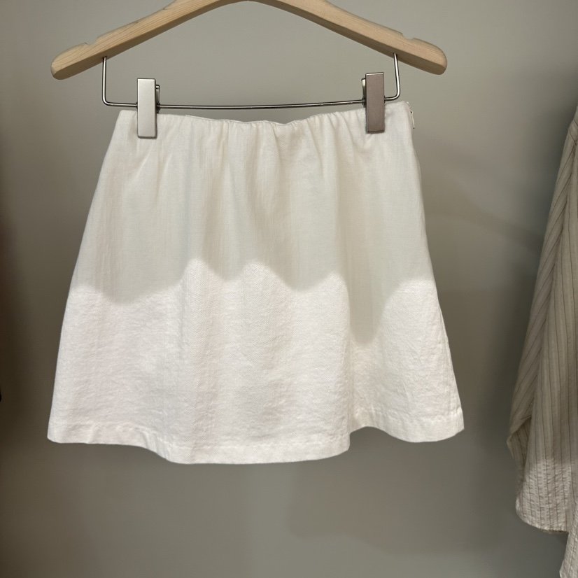 FRENCH DOOR韓國直郵㊣東大門實拍女裝新品25春夏短裙棉質FRENCH DOOR短裙