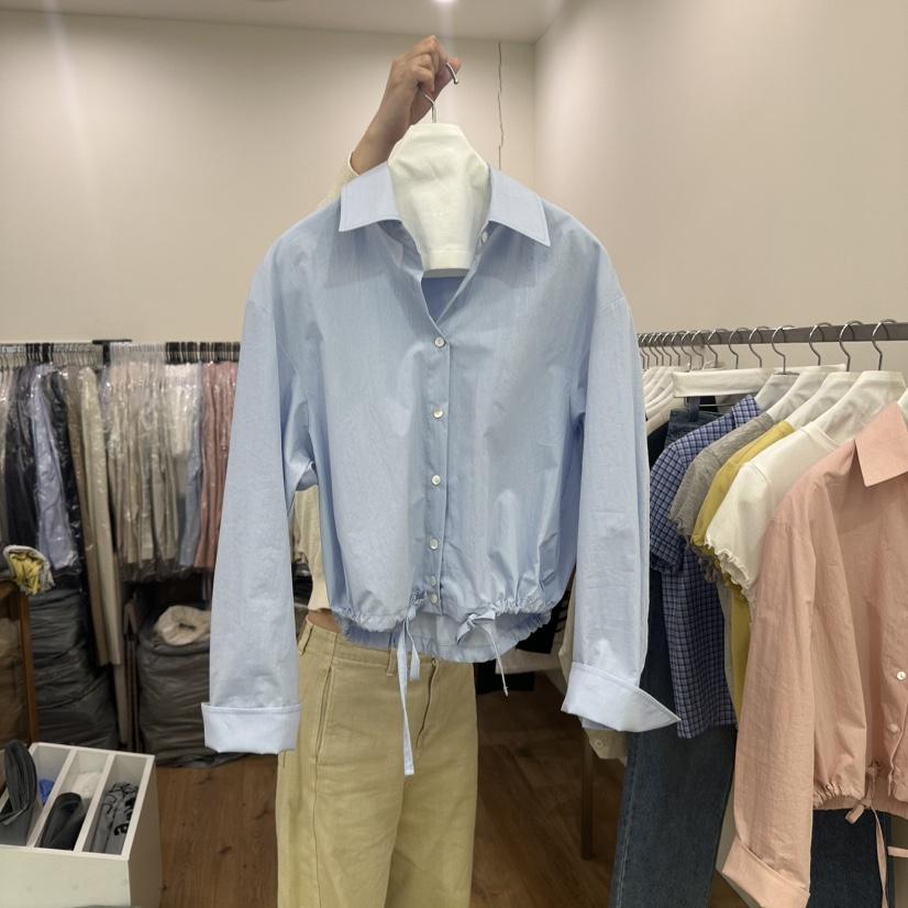 AGO韓國直郵㊣女裝新品25春夏休閑人氣時尚推薦熱賣襯衫蕾絲衫AGO襯衫/蕾絲衫