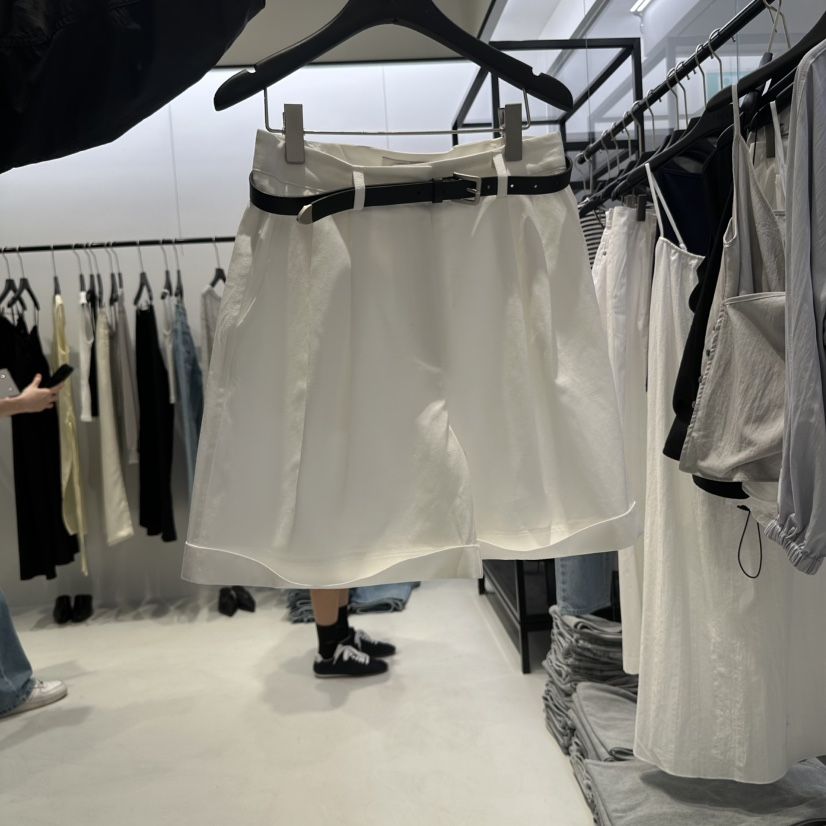 OSOO韓國㊣直郵東大門代購女裝新品時尚人氣25春夏短褲不含腰帶OSOO短褲