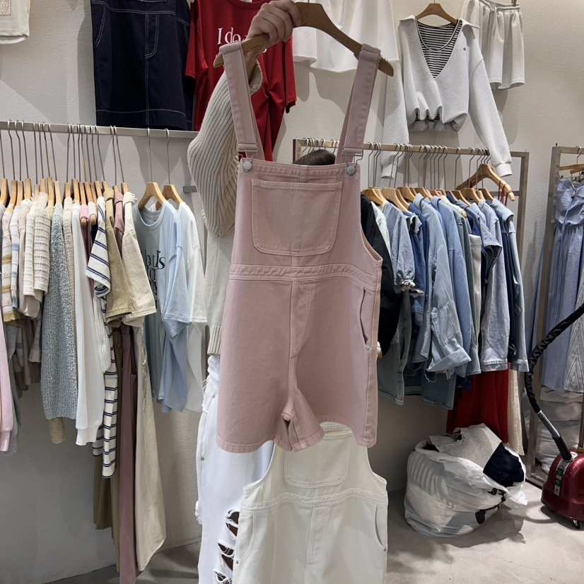 HIPTIQUE韓國直郵㊣女裝新品時尚熱賣25春夏休閑人氣背帶褲HIPTIQUE背帶褲