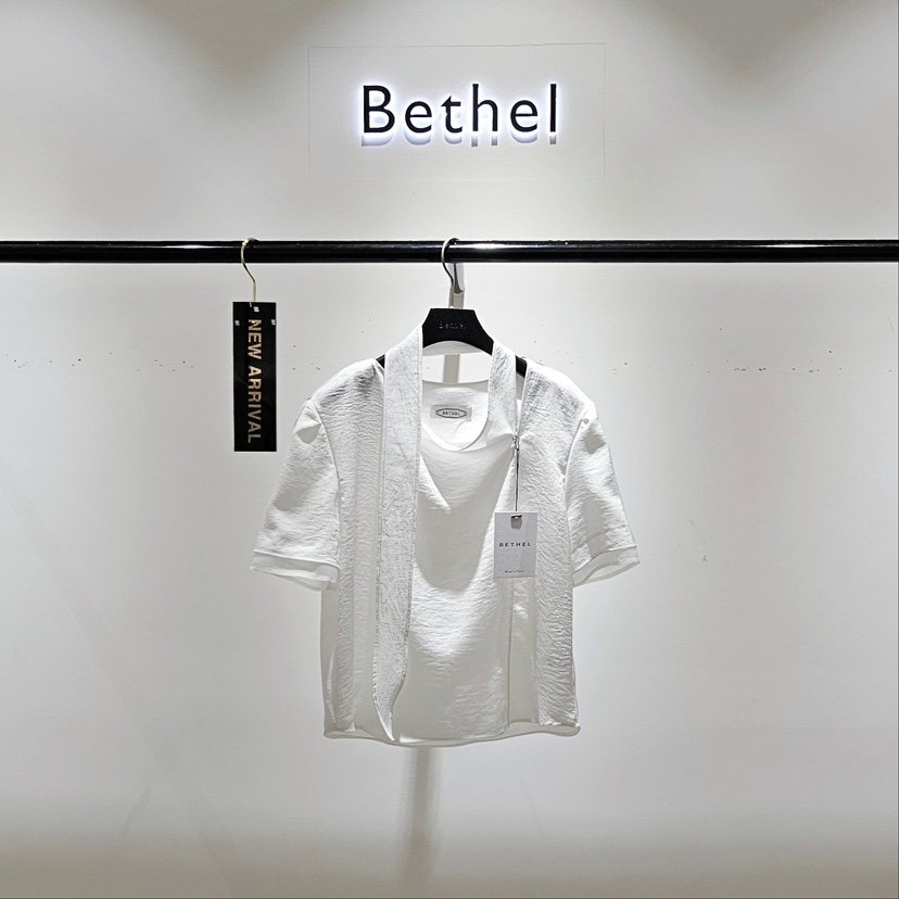 BETHEL直郵韓國代購㊣女裝新品人氣時尚推薦熱賣襯衫蕾絲衫BETHEL襯衫/蕾絲衫