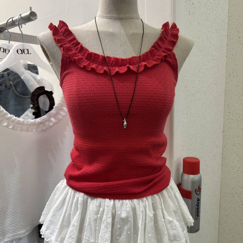 EYEL韓國㊣直郵東大門代購女裝新品休閑時尚人氣推薦吊帶背心EYEL吊帶/背心