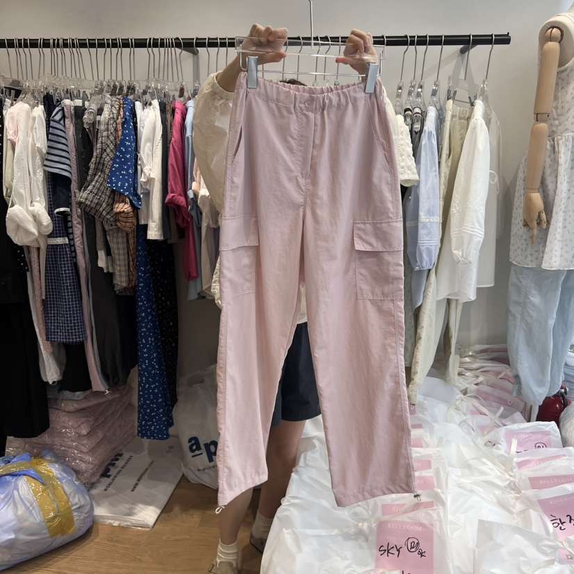 RIVEROOM韓國直郵㊣東大門實拍女裝新品熱賣時尚人氣休閑褲RIVEROOM休閑褲