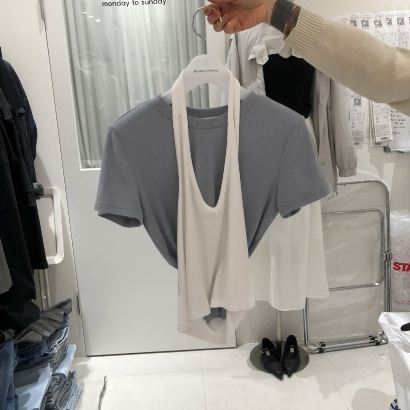 MONDAY TO SUNDAY韓國㊣直郵東大門代購女裝新品熱賣時尚T恤MONDAY TO SUNDAYT恤