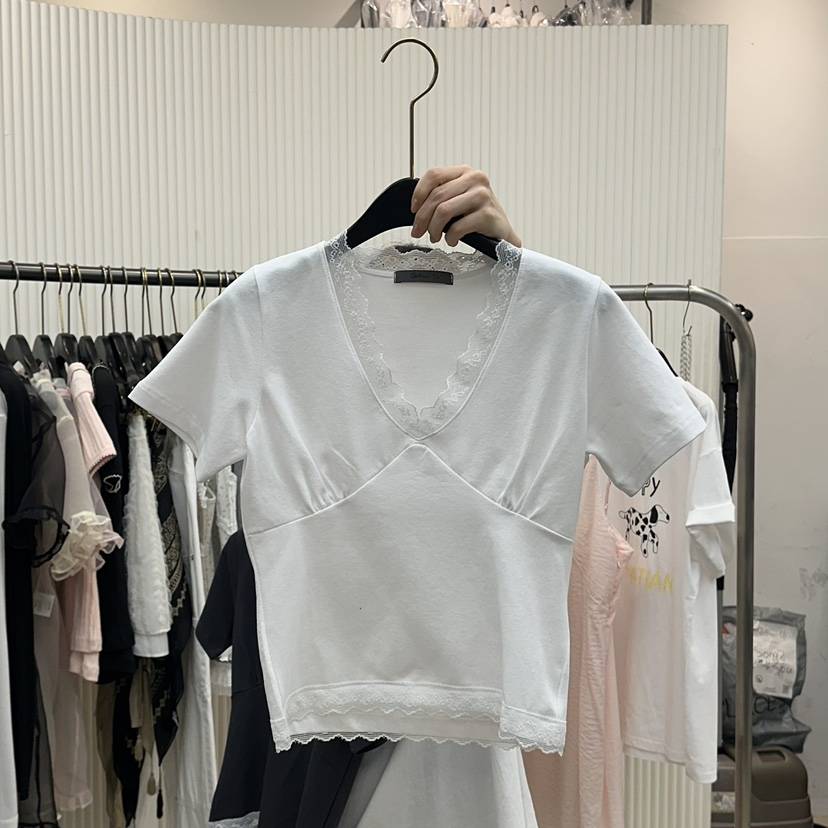 BETWEEN US直郵韓國代購㊣女裝新款25春夏人氣熱賣休閑T恤JICJO:SEOULT恤