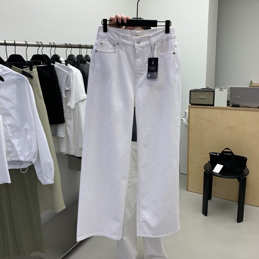 THE WAVE韓國直郵㊣東大門實拍女裝新品休閑推薦熱賣牛仔褲THE WAVE牛仔褲