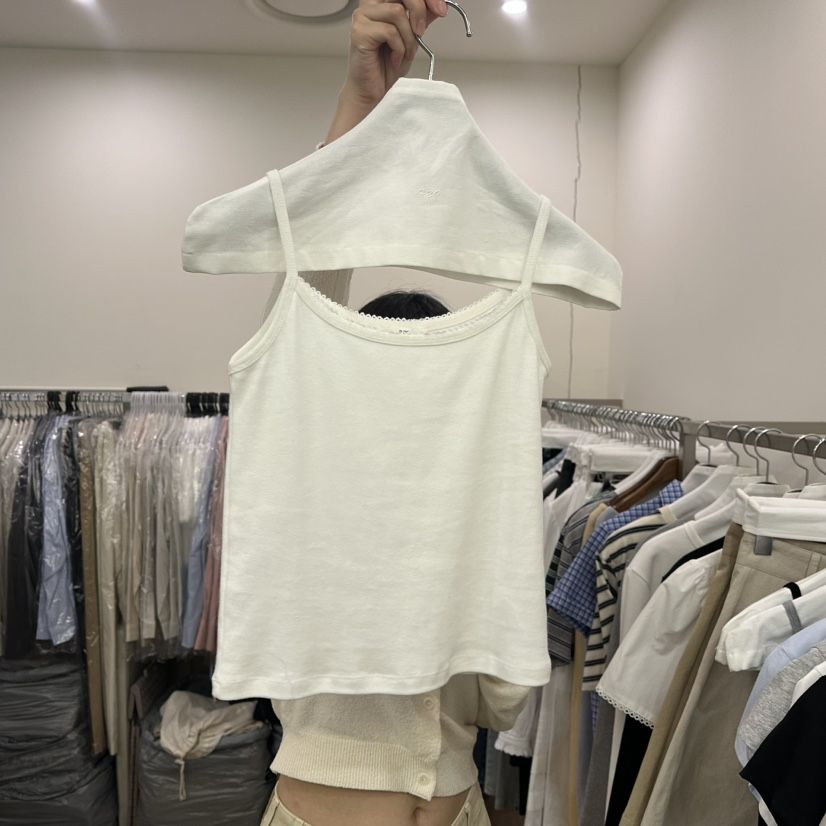 AGO韓國直郵㊣東大門實拍女裝新品25春夏人氣時尚休閑吊帶背心AGO吊帶/背心