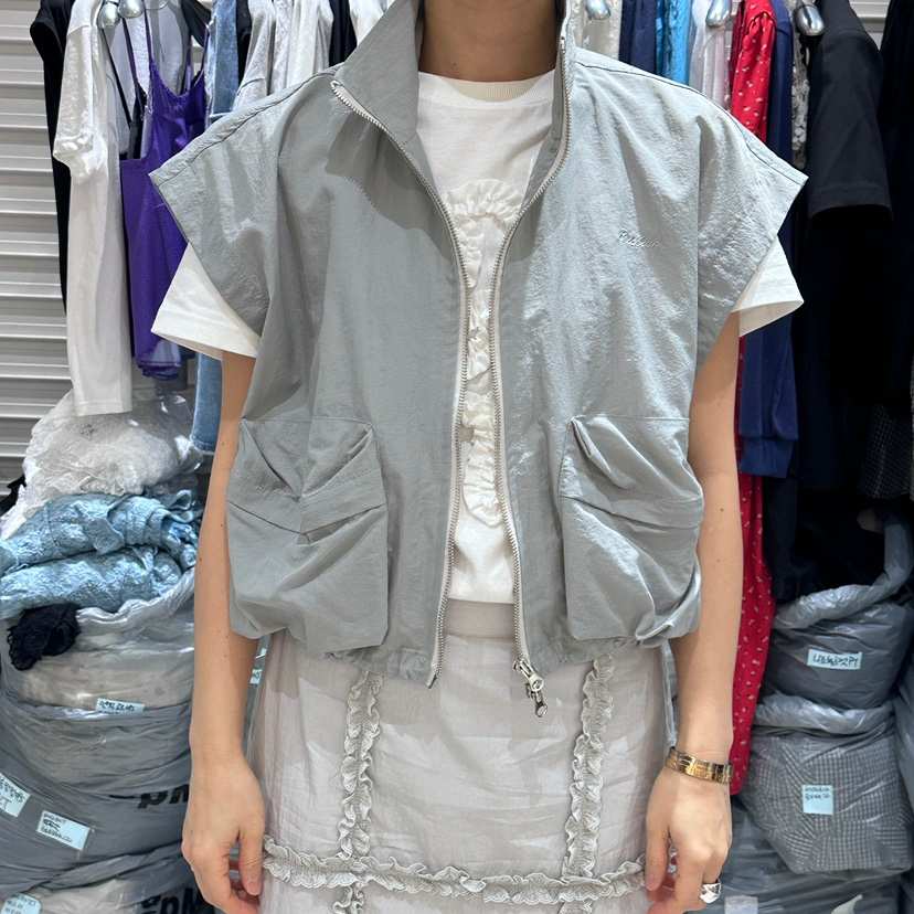 BRICKLANE韓國㊣直郵東大門代購女裝新款人氣馬甲不含內搭口袋BRICKLANE馬甲