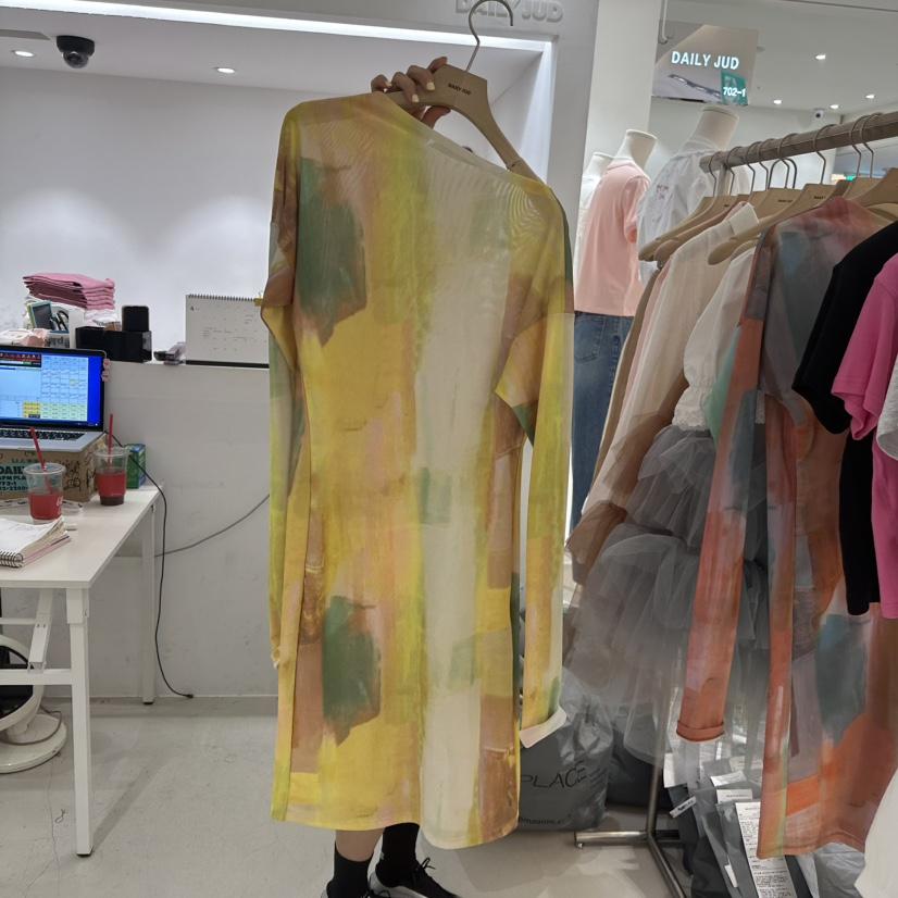 DAILYJUD韓國直郵㊣東大門實拍女裝新品休閑熱賣25春夏連衣裙DAILY JUD連衣裙