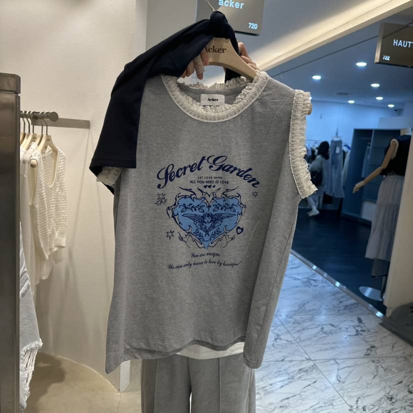 ACKER韓國㊣直郵東大門代購女裝新品時尚休閑熱賣推薦吊帶背心ACKER吊帶/背心