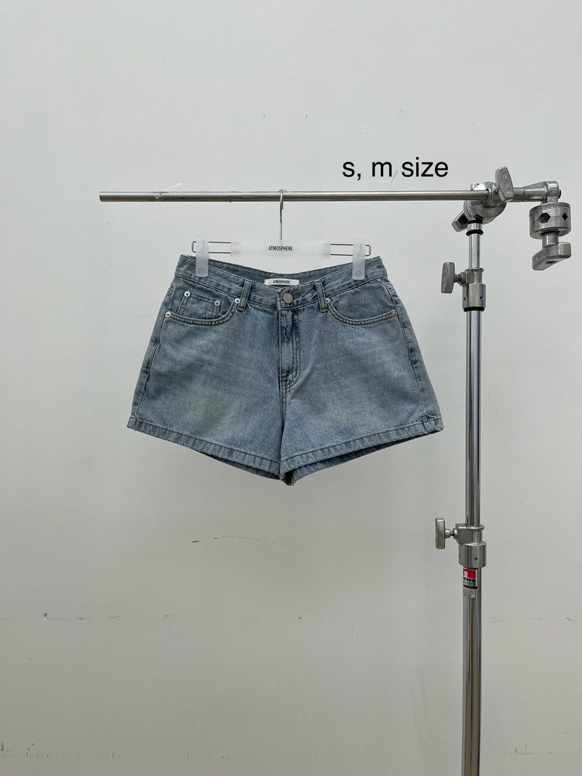ATMOSPHERE韓國直郵㊣東大門實拍女裝新品推薦25春夏短褲刺繡ATMOSPHERE/BLING短褲