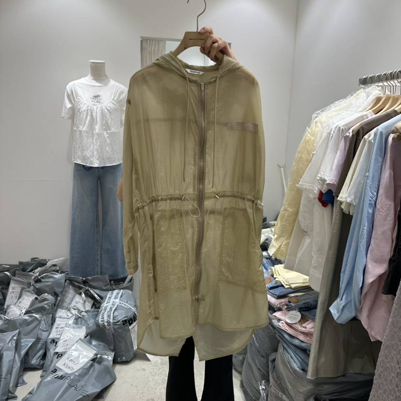 URBANSTORY/REMAKING韓國直郵㊣女裝新款休閑人氣長款風衣Remaking/URBANSTORY長款風衣