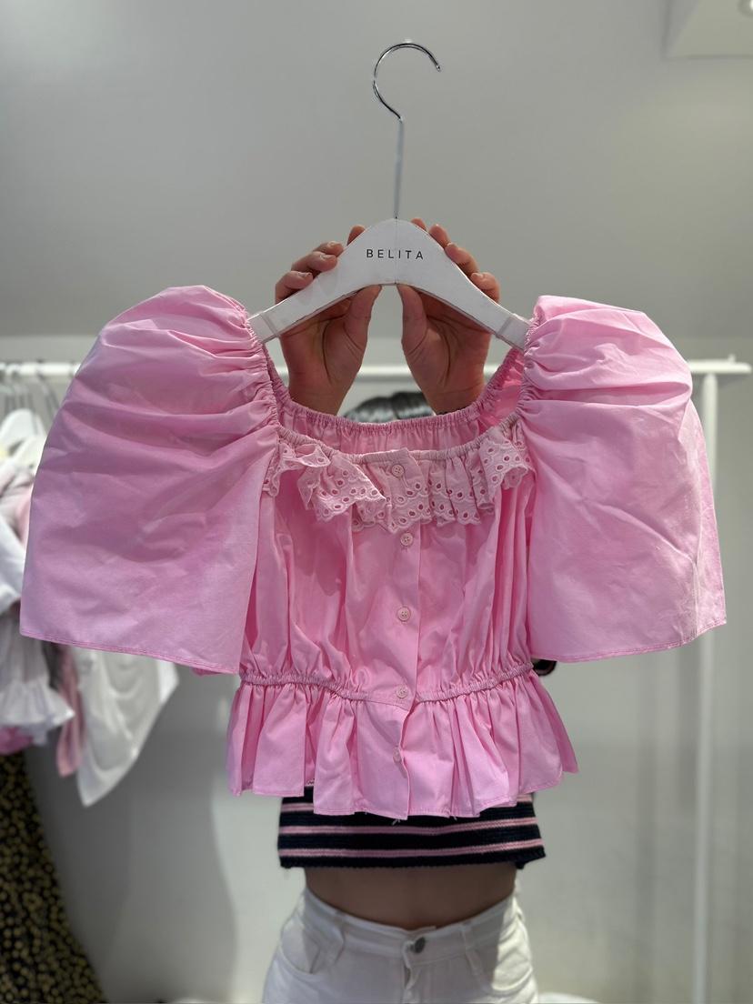 BELITA-L韓國直郵㊣東大門實拍女裝新品推薦25春夏襯衫蕾絲衫BELITA-L襯衫/蕾絲衫