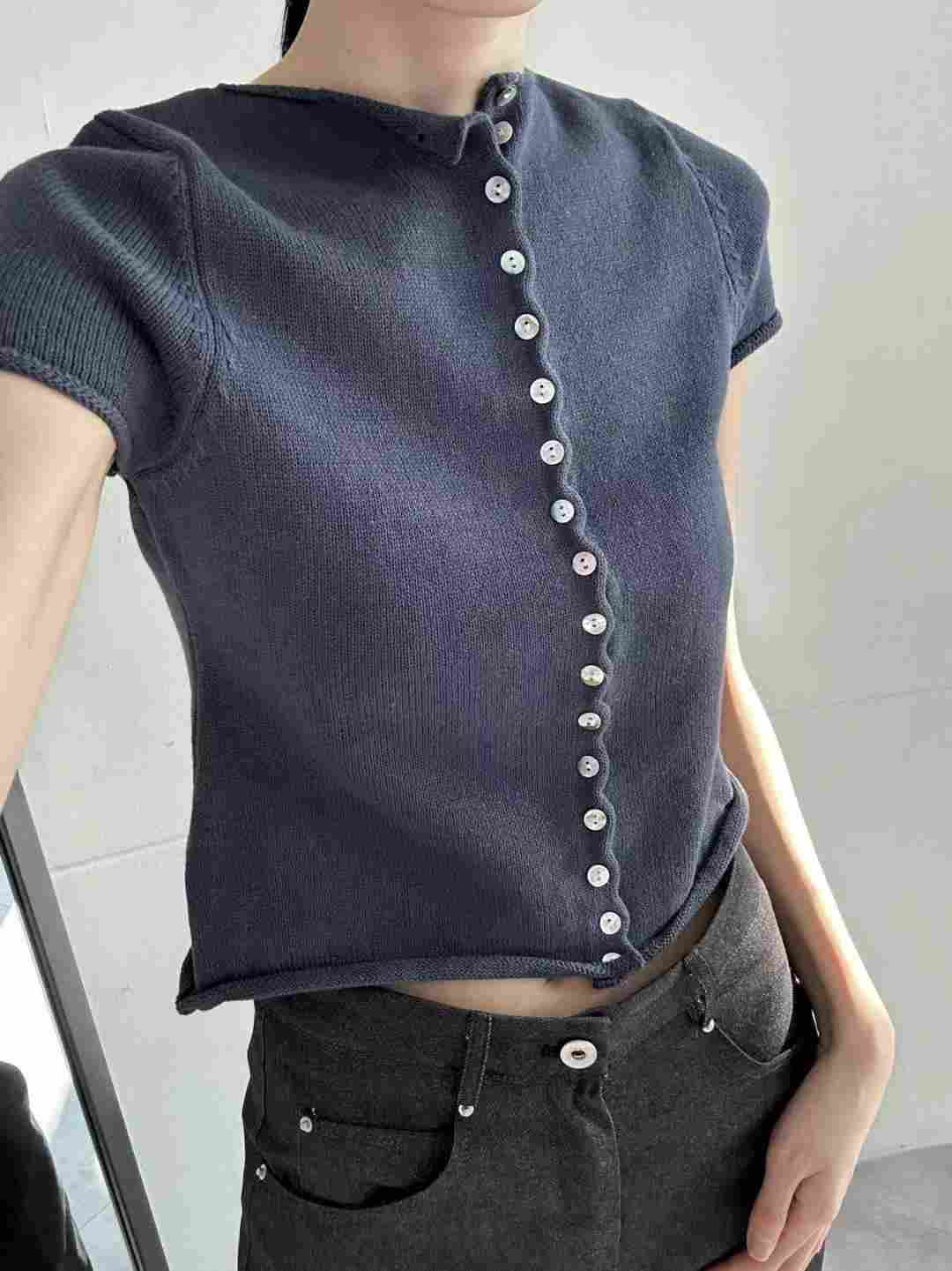 THENEEDS東大門直郵女裝新款人氣時尚休閑真品職業25春夏針織衫THENEEDS針織衫
