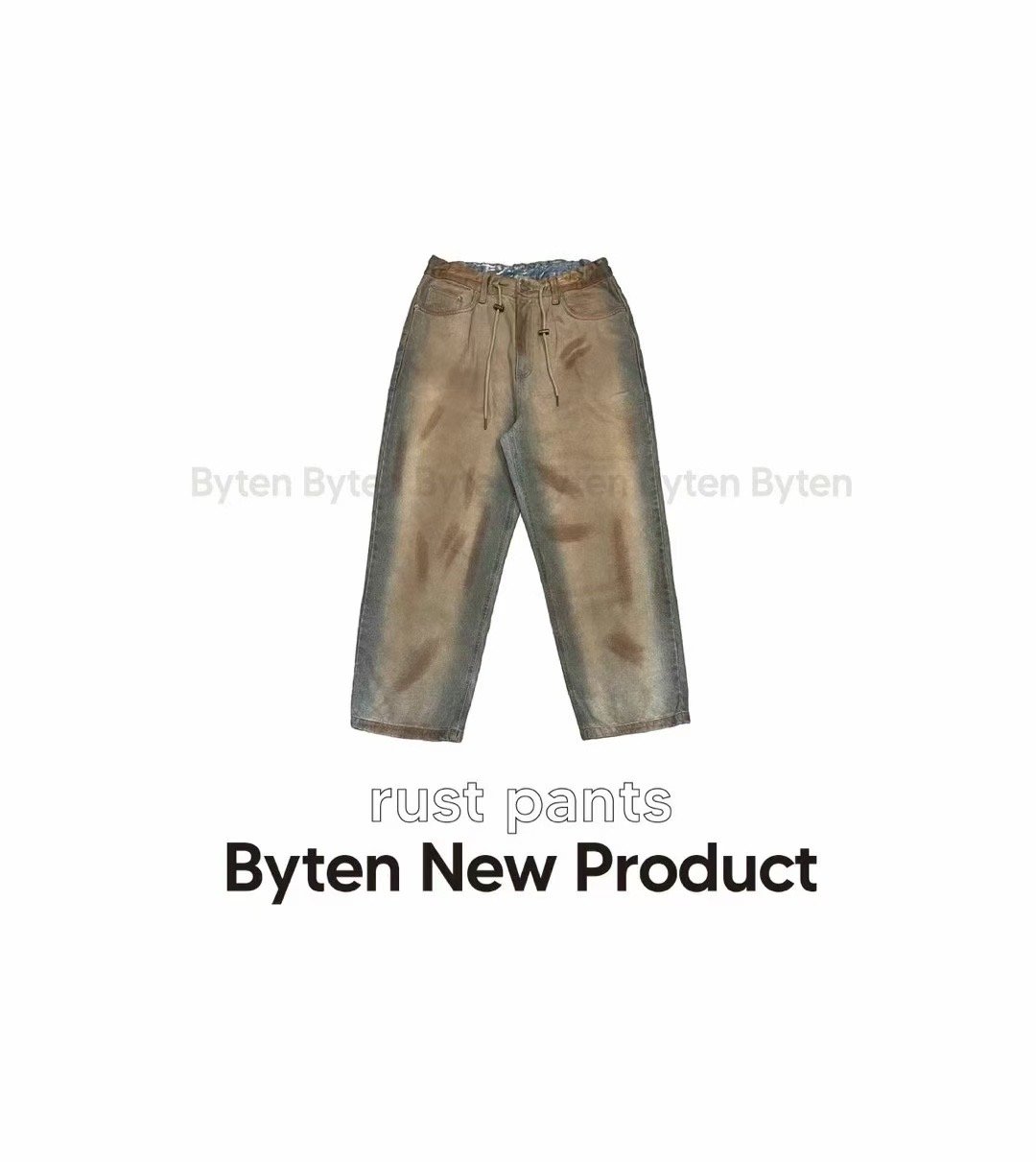 BYTEN韓國代購女士新款熱賣時尚推薦休閑職業真品25春夏休閑褲BYTEN休閑褲