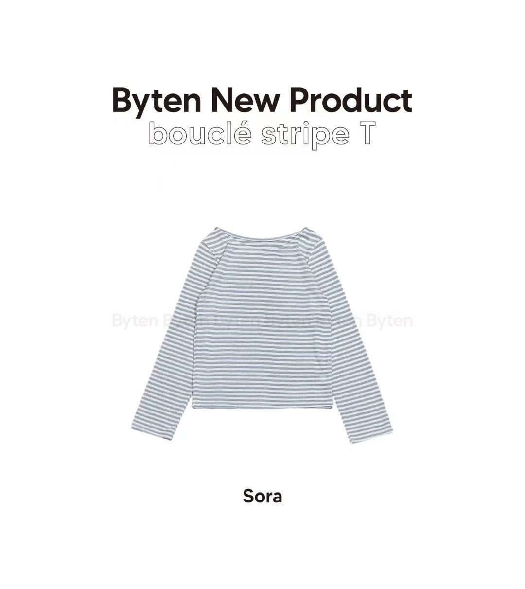 BYTEN東大門直郵女裝新品推薦時尚休閑職業熱賣人氣長袖T恤BYTEN長袖T恤