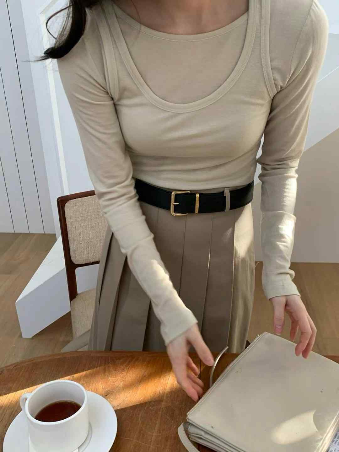 COME HERE東大門直郵女裝新品時尚推薦休閑套裝兩件套套裝COME HERE套裝