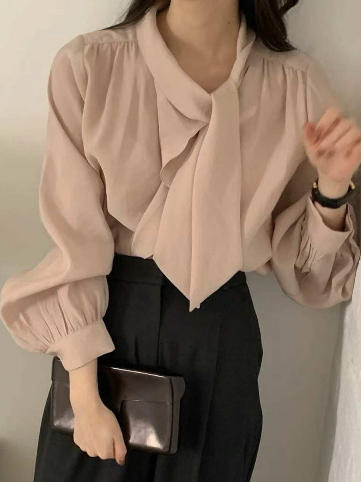 COME HERE東大門代購女士新款推薦休閑25春夏時尚襯衫蕾絲衫COME HERE襯衫/蕾絲衫