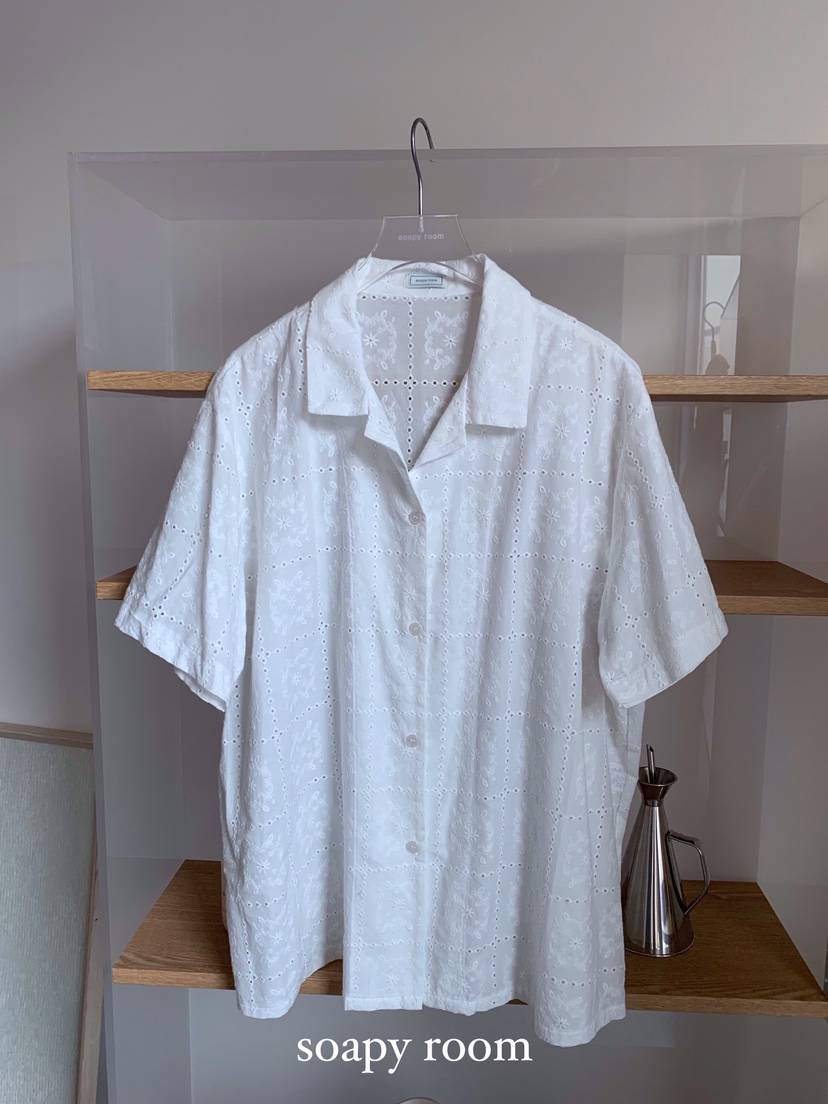 SOAPYROOM韓國代購女裝新品職業人氣真品休閑熱賣襯衫蕾絲衫SOAPYROOM襯衫/蕾絲衫