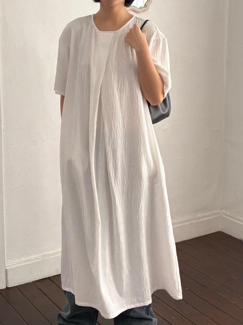 CAROLINE韓國㊣直郵東大門代購女裝新品熱賣25春夏人氣連衣裙CARO_LINE連衣裙