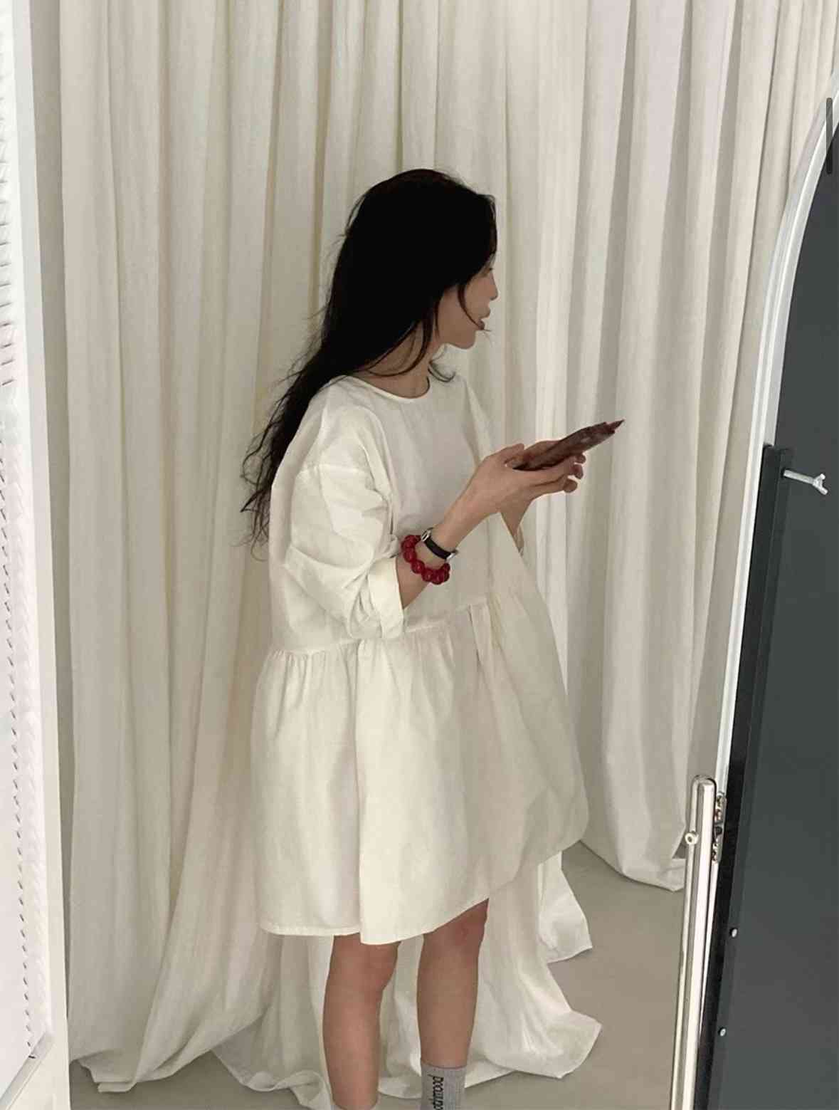 CAROLINE直郵韓國代購㊣女裝新品休閑推薦熱賣人氣時尚連衣裙CARO_LINE連衣裙