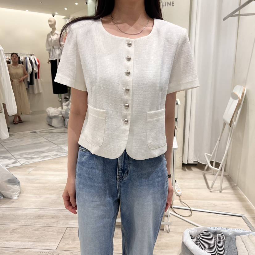 ADELINE東大門代購女士新款真品人氣休閑職業推薦25春夏夾克ADELINE夾克