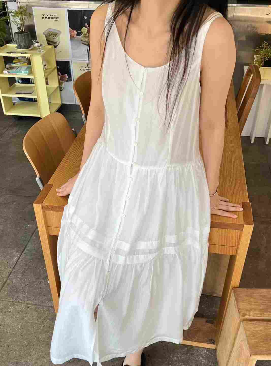 RAY_COMPANY韓國直郵㊣東大門實拍女裝新品時尚連衣裙天絲長款RAY_COMPANY連衣裙