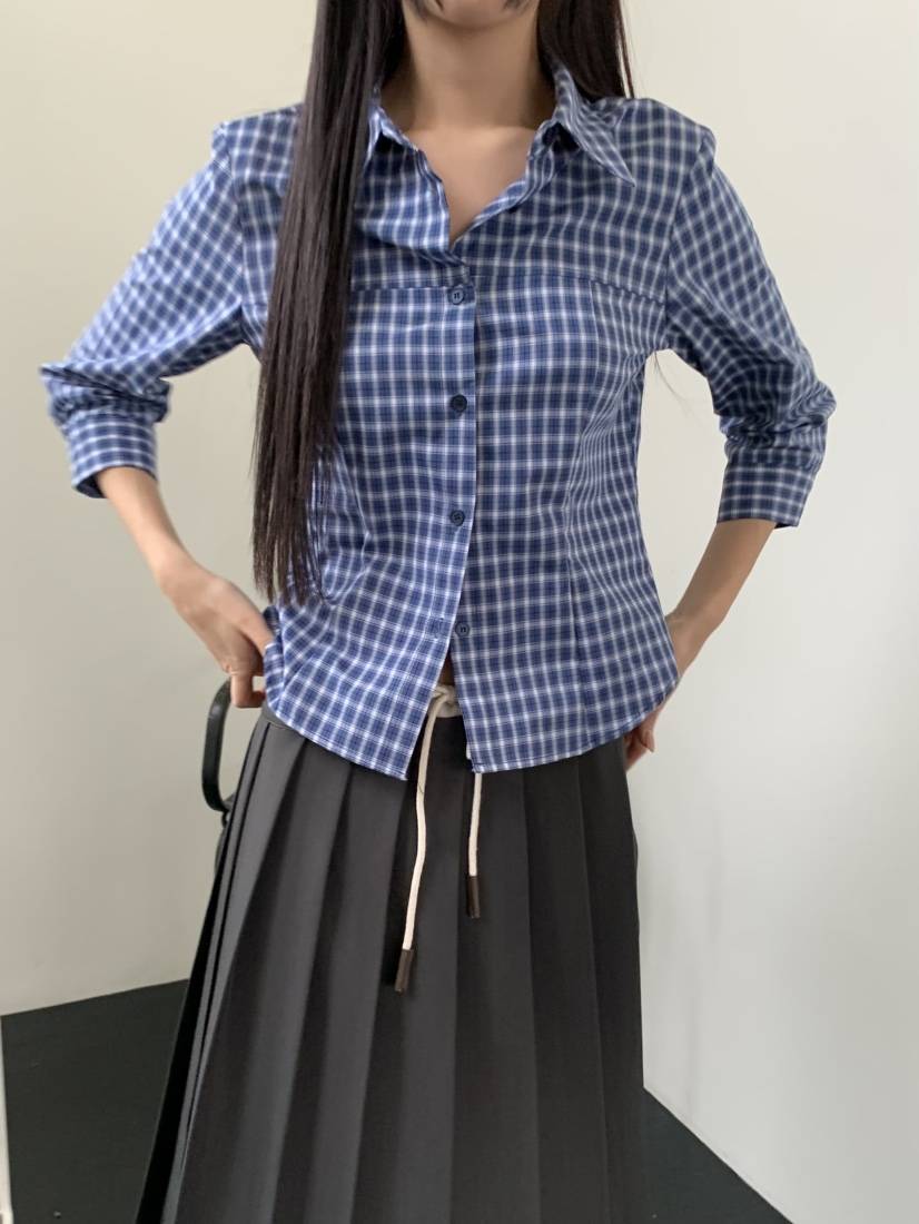 MURMUR韓國直郵㊣東大門實拍女裝新款休閑人氣推薦襯衫蕾絲衫MURMUR襯衫/蕾絲衫
