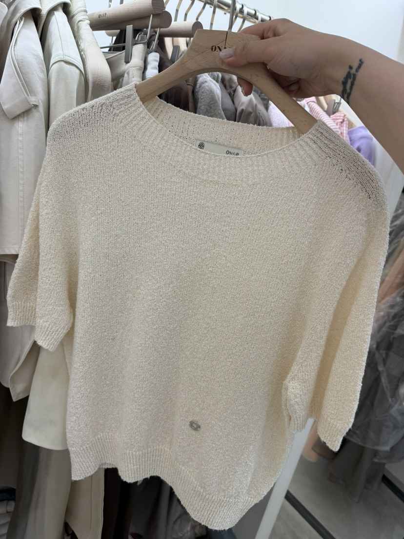 ON:UP直郵韓國代購㊣女裝新款時尚25春夏休閑人氣熱賣針織衫ON:UP針織衫