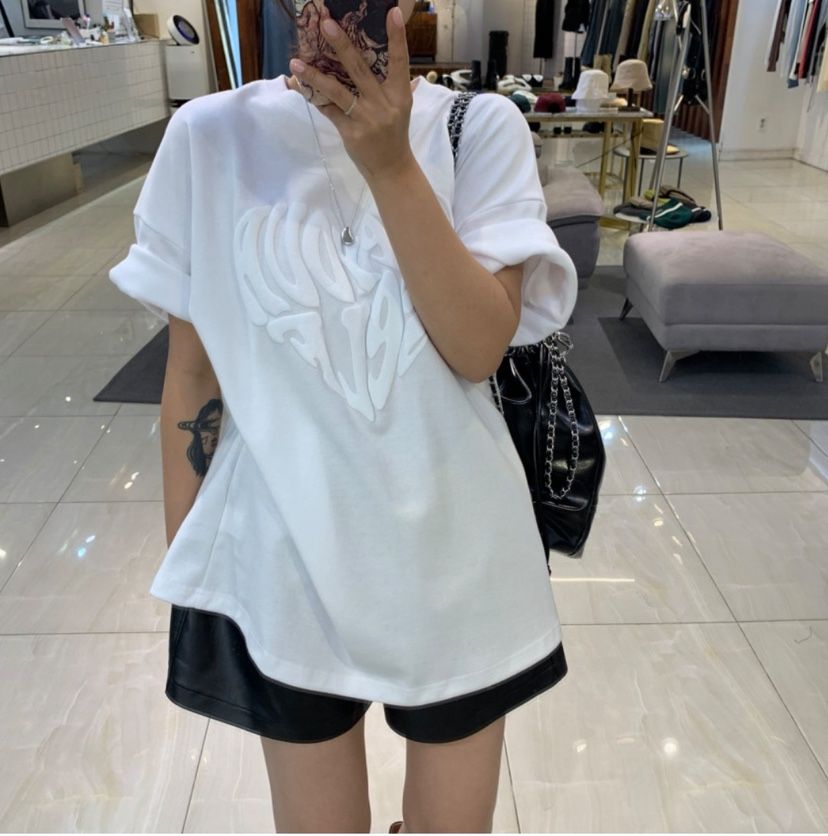 UNA/THE MAY韓國直郵㊣女裝新品時尚25春夏人氣熱賣休閑T恤THEMAY/UNAT恤