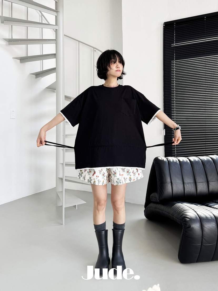 HEYJUDE韓國直郵㊣東大門實拍女裝新款熱賣人氣休閑推薦T恤HEYJUDET恤
