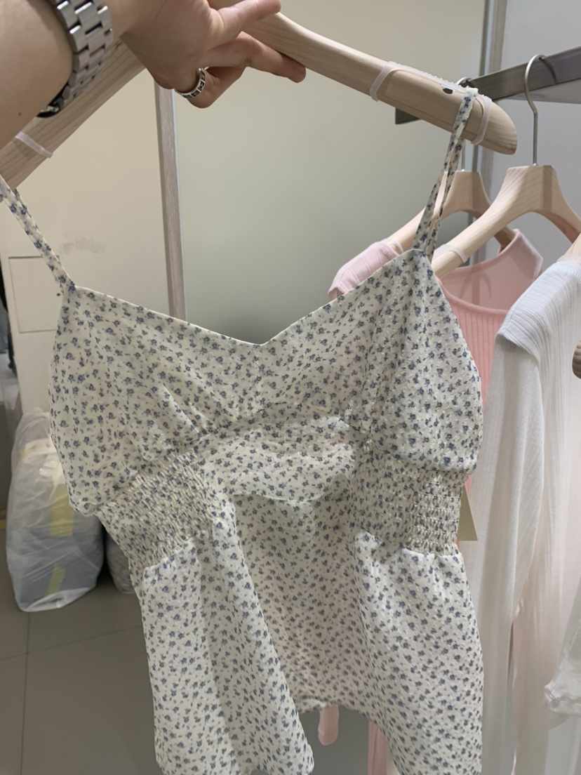 RIETTE直郵韓國代購㊣女裝新品時尚25春夏推薦熱賣吊帶背心RIETTE吊帶/背心