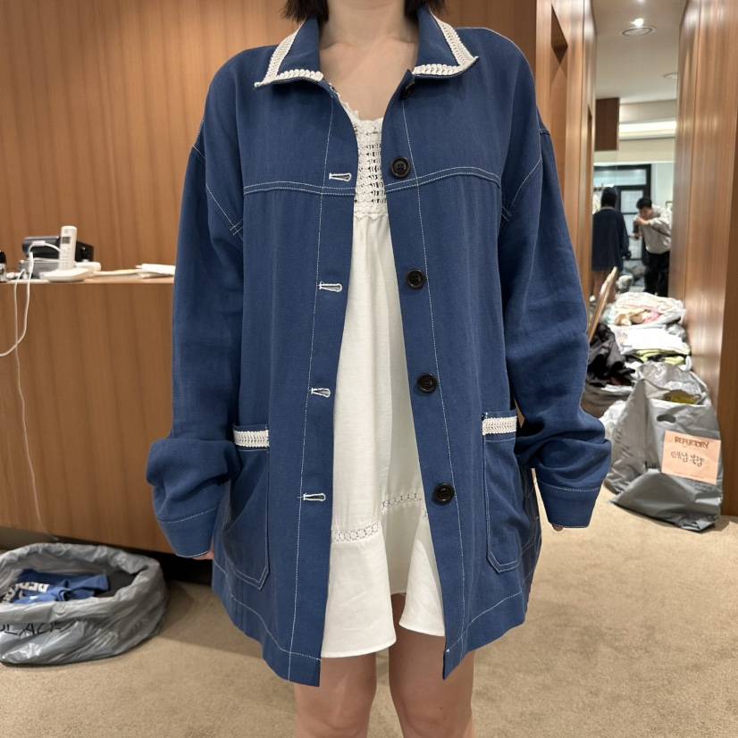 REPERTORY韓國㊣直郵東大門代購女裝新款熱賣25春夏時尚夾克REPERTORY夾克