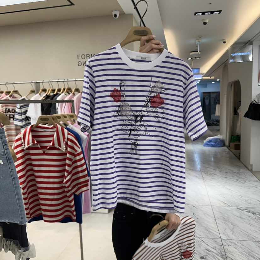 FORMING-P韓國㊣直郵東大門代購女裝新品熱賣時尚25春夏T恤FORMINGT恤