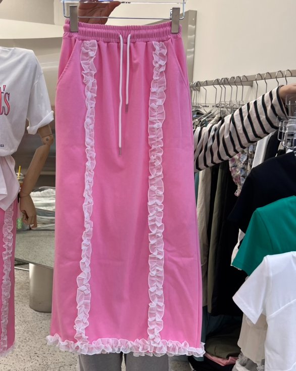 SAEGGAM直郵韓國代購㊣女裝新款時尚人氣熱賣休閑推薦25春夏長裙SAEGGAM長裙
