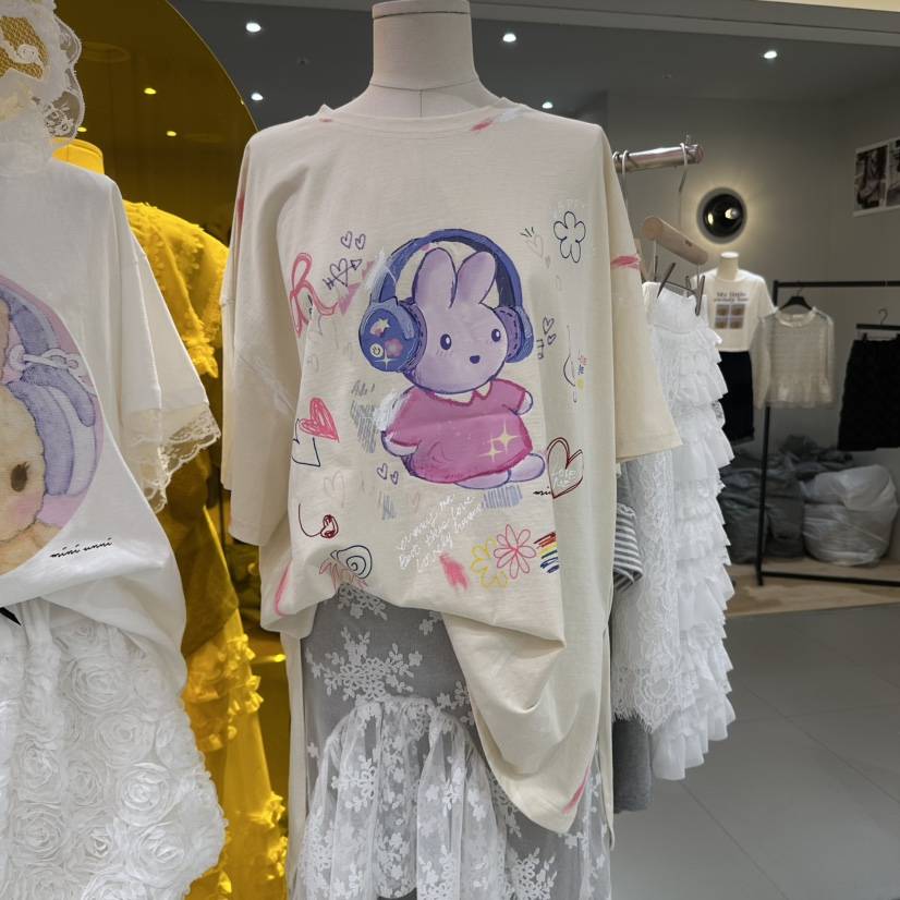 MINI UNNI韓國直郵㊣女裝新品人氣休閑時尚25春夏熱賣推薦T恤MINI UNNIT恤