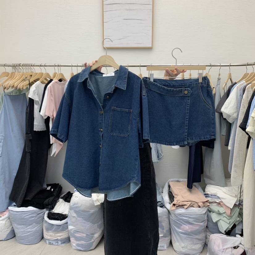 MILK TEA韓國㊣直郵東大門代購女裝新款熱賣25春夏時尚套裝RE:FRESH套裝
