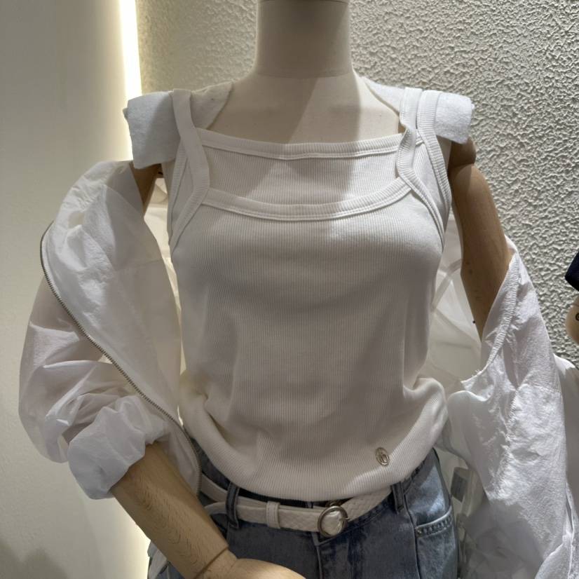 BLUEI-D韓國㊣直郵東大門代購女裝新款25春夏吊帶背心不含內搭Blue i-d吊帶/背心