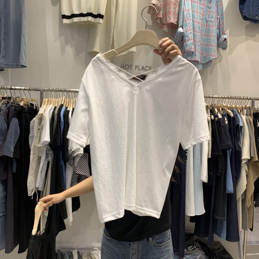 HOT PLACE韓國直郵㊣女裝新品25春夏推薦時尚熱賣人氣休閑T恤HOT PLACE/DREAM GIRIST恤