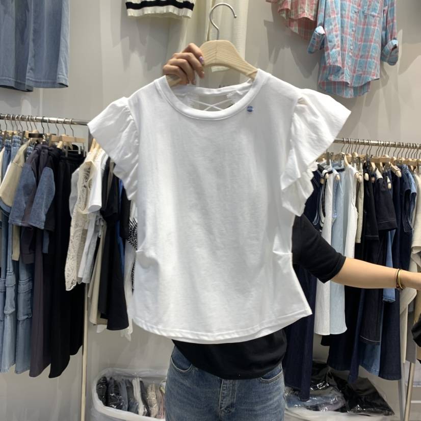 HOT PLACE韓國㊣直郵東大門代購女裝新品休閑25春夏時尚T恤HOT PLACE/DREAM GIRIST恤