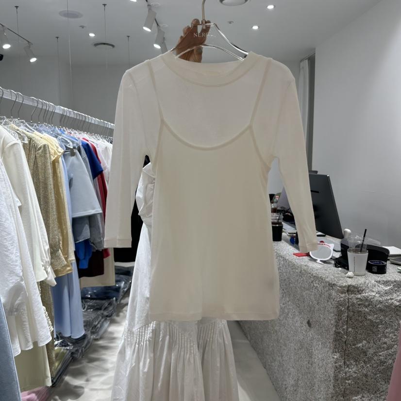 NEROLI 36韓國直郵㊣女裝新品25春夏時尚套裝兩件套套裝透視NEROLI 36套裝
