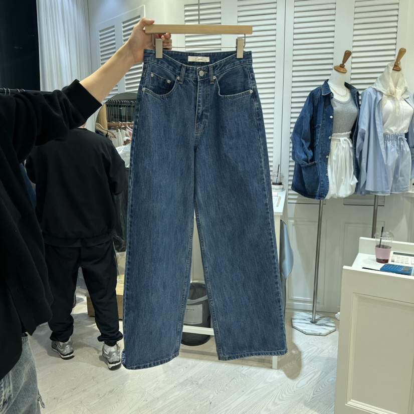 COPINER韓國㊣直郵東大門代購女裝新品25春夏推薦休閑牛仔褲COPINER牛仔褲