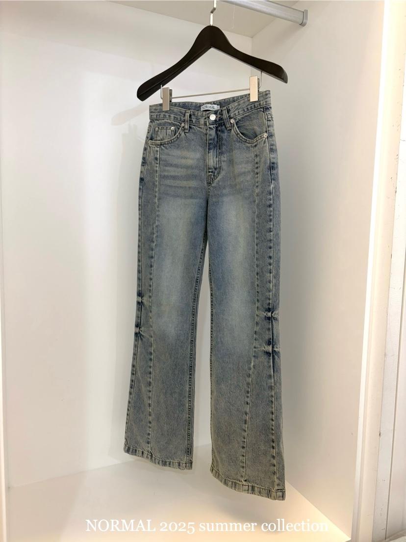 NORMAL韓國㊣直郵東大門代購女裝新品人氣25春夏休閑牛仔褲NORMAL牛仔褲