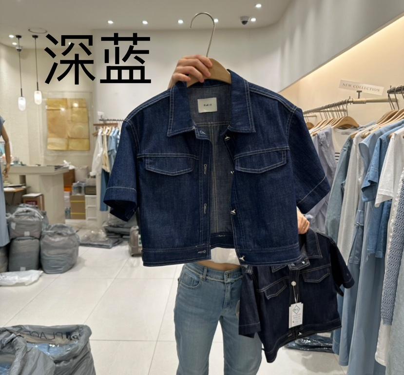 BLUEI-D直郵韓國代購㊣女裝新款25春夏時尚人氣休閑熱賣夾克Blue i-d夾克