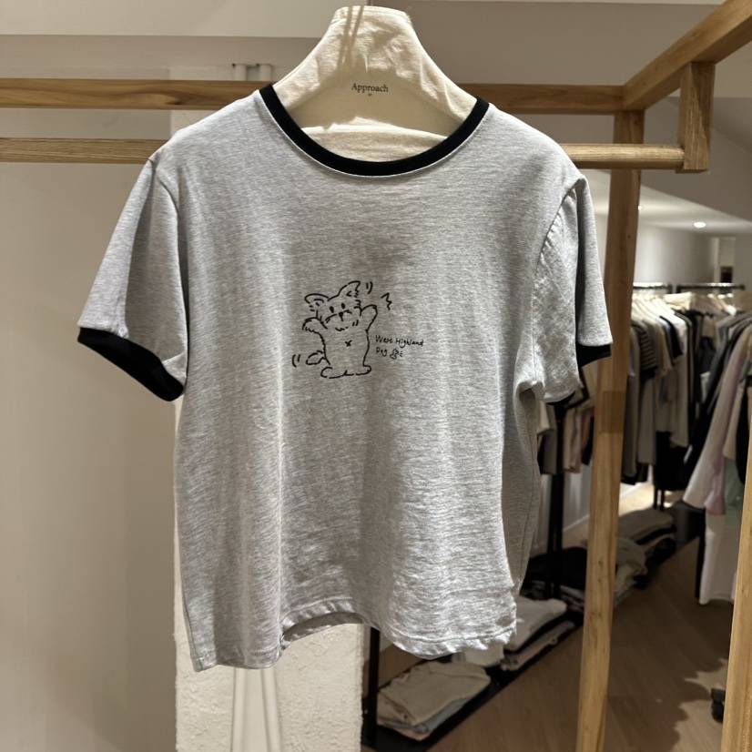 APPROACH0.1直郵韓國代購㊣女裝新品時尚人氣休閑推薦熱賣T恤APPROACH0.1T恤