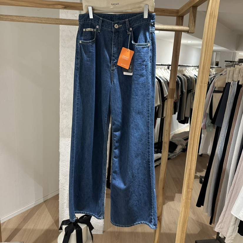 APPROACH0.1韓國直郵㊣東大門實拍女裝新品休閑牛仔褲天絲APPROACH0.1牛仔褲