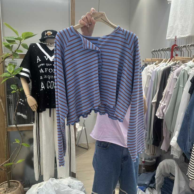 MARI CO韓國直郵㊣女裝新品休閑時尚25春夏推薦針織衫開衫MARI CO針織衫