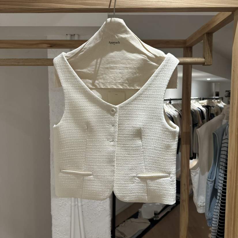 APPROACH0.1韓國直郵㊣女裝新品25春夏熱賣推薦人氣馬甲花呢APPROACH0.1馬甲