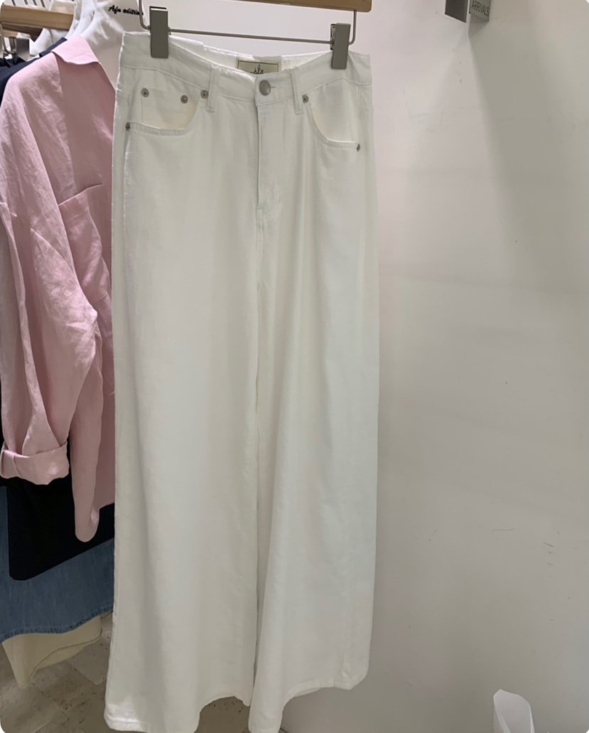 A Flan東大門實拍女裝新品時尚推薦25春夏人氣真品熱賣牛仔褲AFN/A Flan牛仔褲