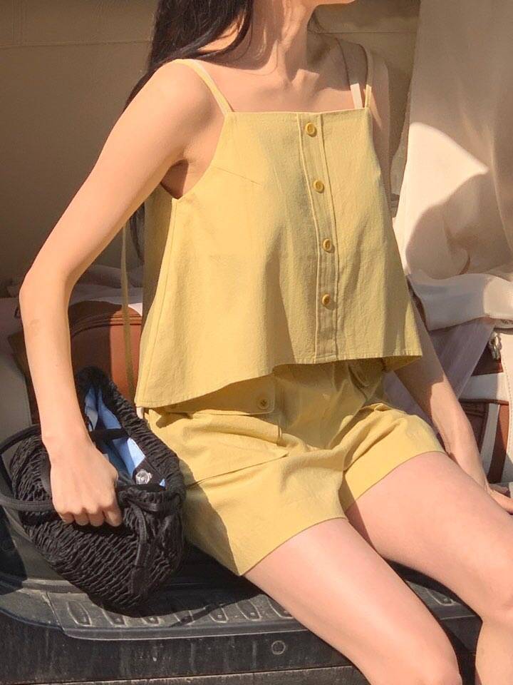 LA_TERRE東大門代購女裝新款真品25春夏推薦時尚休閑吊帶背心LA_TERRE吊帶/背心